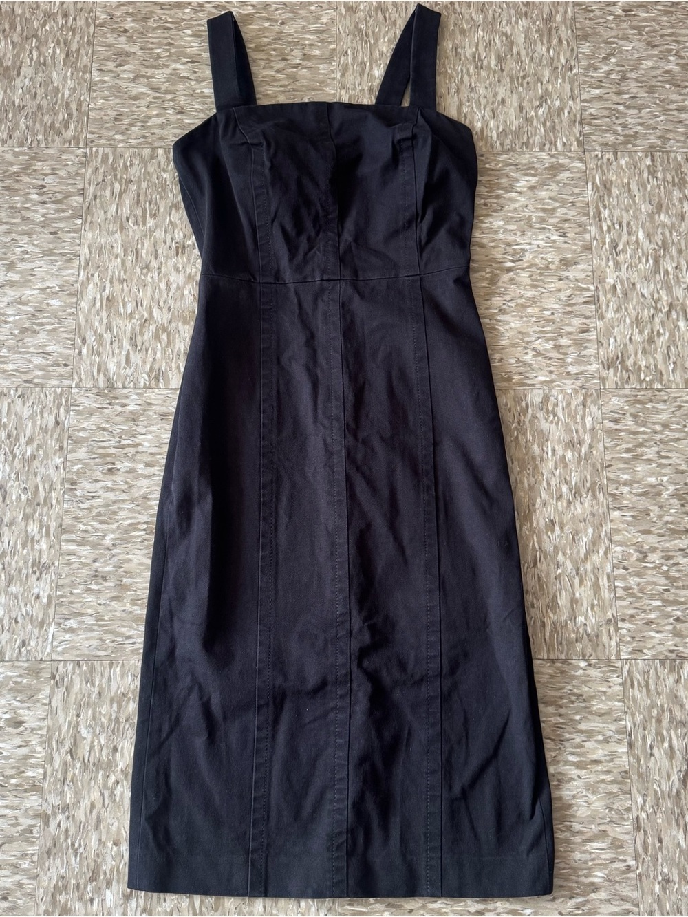 Banana Republic Black Sleeveless Midi Dress Size 0
